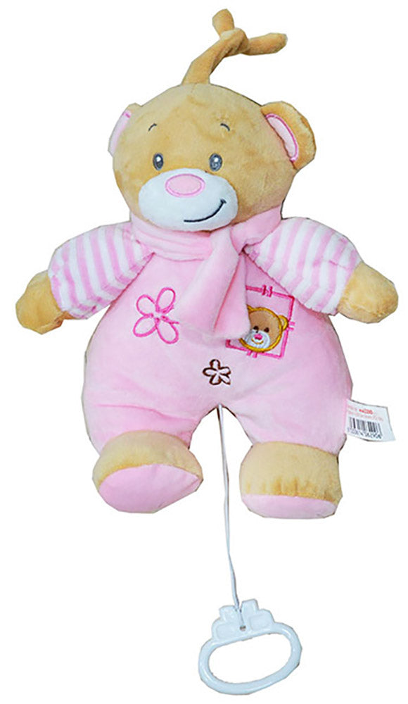 acquista Plüsch-Teddybär mit Melody Kids Joy Pink Sleeping Bear