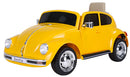 Macchina Elettrica per Bambini 12V Maggiolone Beetle Giallo-1