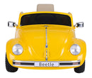 Macchina Elettrica per Bambini 12V Maggiolone Beetle Giallo-2