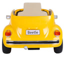 Macchina Elettrica per Bambini 12V Maggiolone Beetle Giallo-3