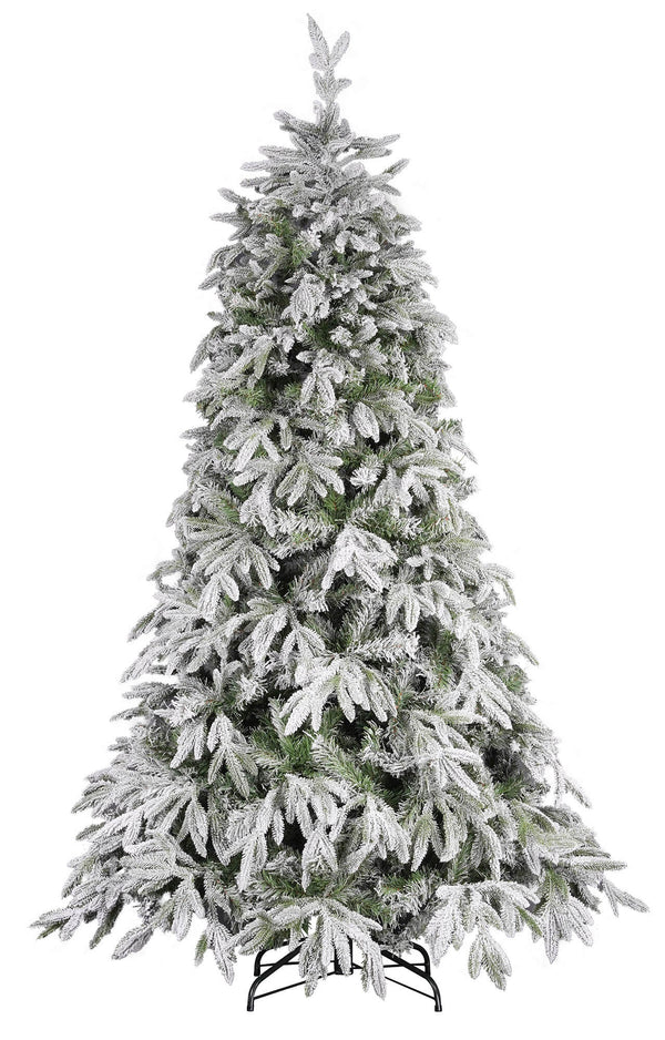 online Schneebedeckter künstlicher Weihnachtsbaum 210 cm 63 grüne Murgelindenzweige