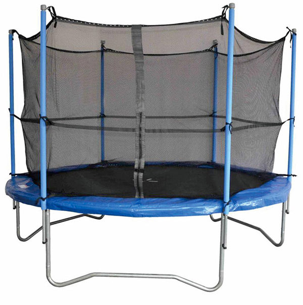 Trampolin Trampolin für Kinder Ø3,05m Stahlblau und Schwarz sconto