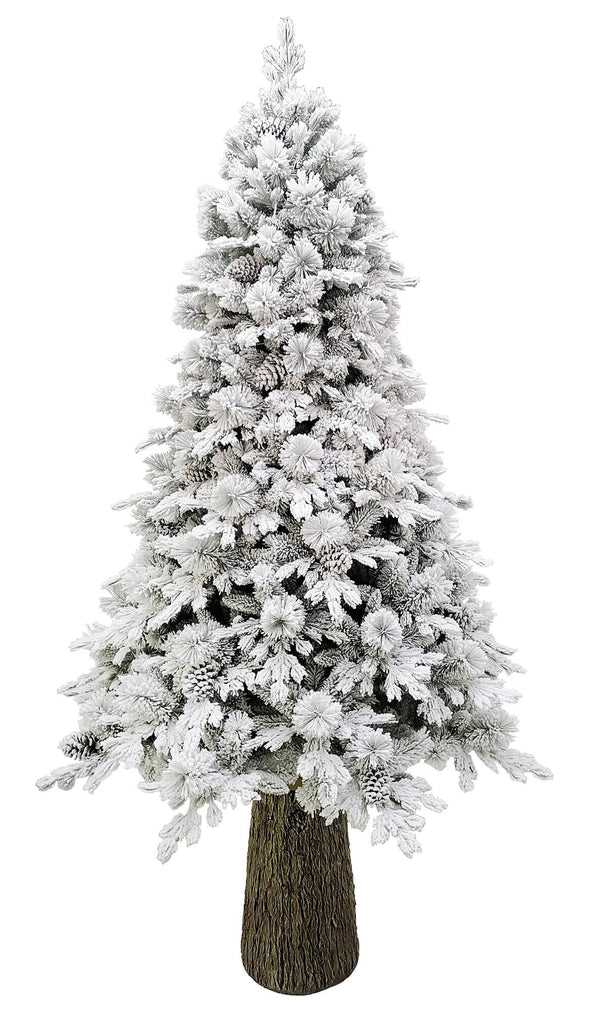 Künstlicher Weihnachtsbaum mit Schnee 210 cm 39 Zweige der grünen Gargano-Zeder online