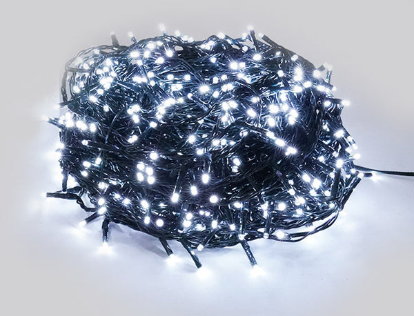 Kabel für Weihnachtsbeleuchtung 900 LED 3m Kaltlicht Grün Kabel acquista