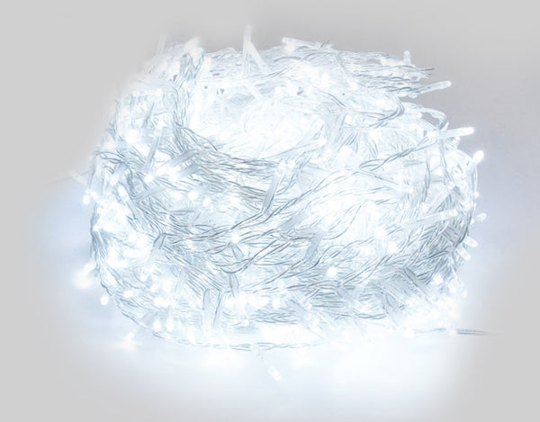 prezzo Weihnachtsbeleuchtung Draht 900 LED 3m Kaltlicht transparentes Kabel