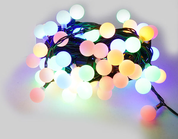 Kabel für Weihnachtsbeleuchtung, 80 LED, 3 m, mehrfarbiges grünes Kabel prezzo