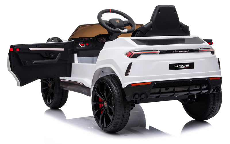 Macchina Elettrica per Bambini 12V con Licenza Lamborghini Urus Bianca-10