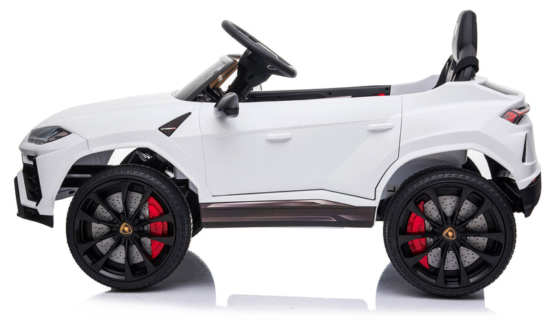 Macchina Elettrica per Bambini 12V con Licenza Lamborghini Urus Bianca-2