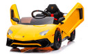 Macchina Elettrica per Bambini 12V con Licenza Lamborghini Aventador Gialla-1