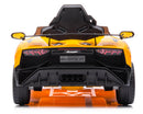 Macchina Elettrica per Bambini 12V con Licenza Lamborghini Aventador Gialla-4