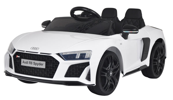 online Macchina Elettrica per Bambini 12V con Licenza Audi R8 Spyder Bianca