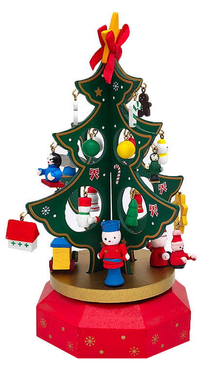 Carillon Natalizio a Molla H19 cm con Albero di Natale prezzo