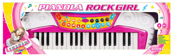 acquista Pianola 37 Tasten mit Mp3 und Pink Rock Girl Recorder