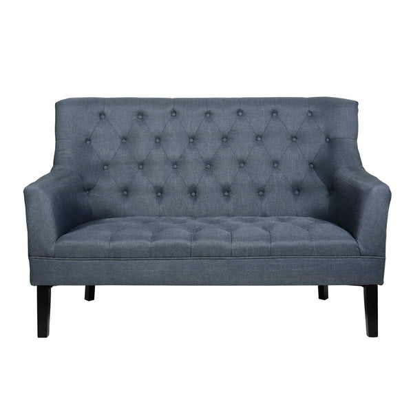 acquista 3-Sitzer-Sofa 103 x 72 x 150 cm in blauem Stoff