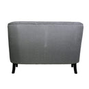 Divano 3 Posti 103x72x150 cm in Tessuto Grigio-3