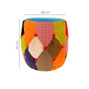 Pouf Claudia Curvy Patchwork-3