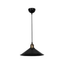 Lampada da Soffitto Nera E27-1