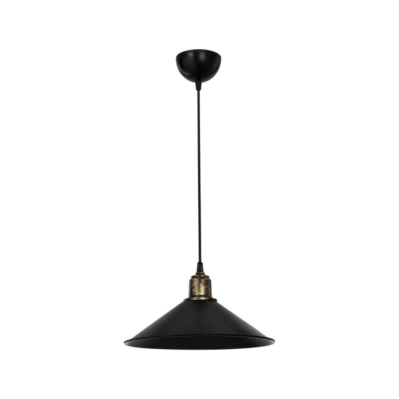 Lampada da Soffitto Nera E27-1