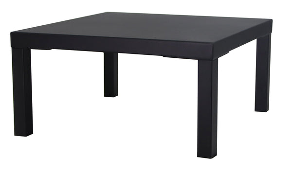 Tavolino da Giardino 80x60xH30 cm in Metallo Modas Nero online