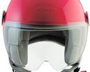 Casco Demi-Jet per Bambini Visiera Sagomata CGM Magic Mono 205A Rosa Fluo Varie Misure-2