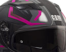 Casco Integrale per Scooter Visiera Lunga CGM Tampere Mach 2 316G Fucsia Fluo Opaco Varie Misure-3