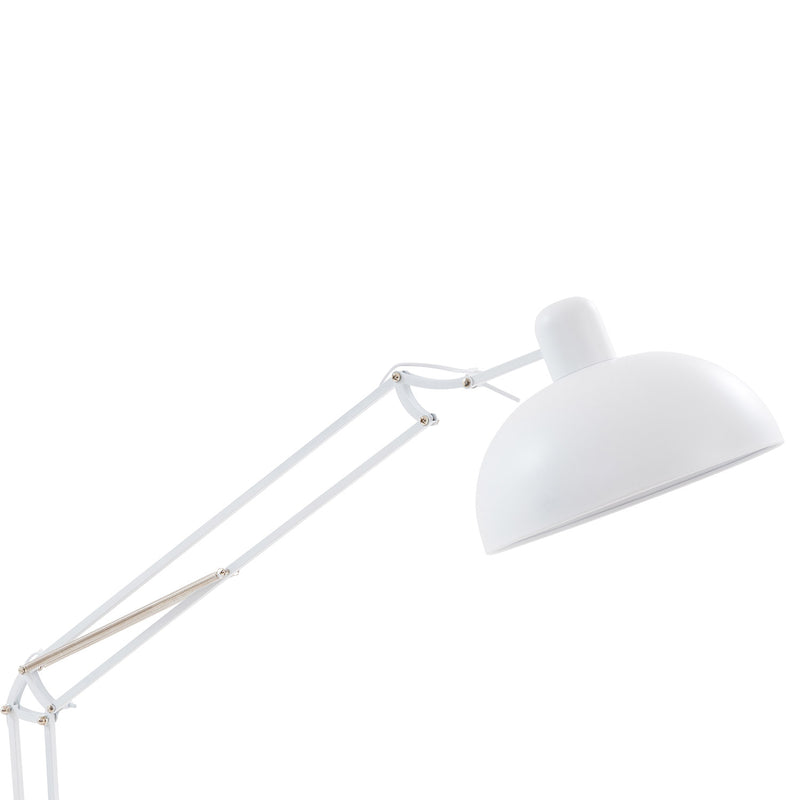 Lampada da Terra in Metallo 60W E27 Crespina Bianco-6