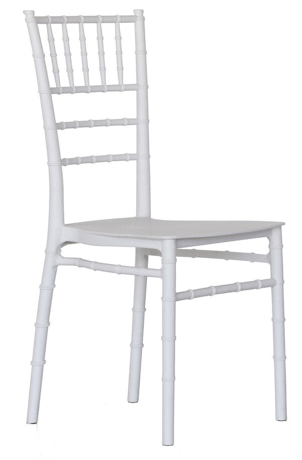online Ceremony Weißer Stuhl aus Polypropylen 40,5x51x90 cm