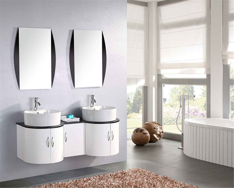 Mobile Bagno Sospeso 138 cm Tiger Carnelli Bianco-8