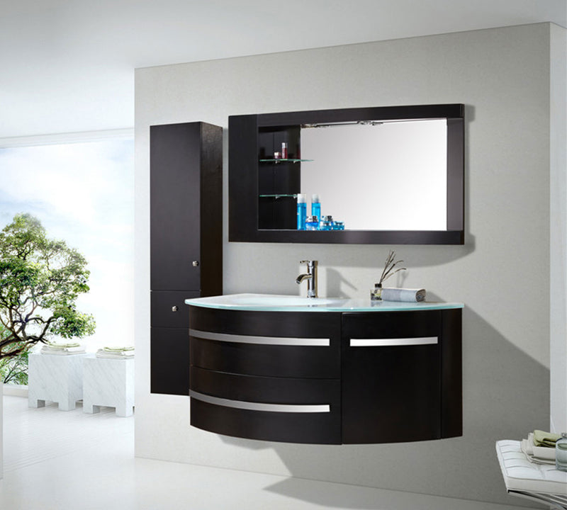 Mobile Bagno Sospeso 120 cm Carnelli Black Ambassador-9