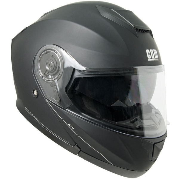 acquista Integralhelm für Scooter CGM Osaka Long Visor 506A Mattschwarz Verschiedene Größen