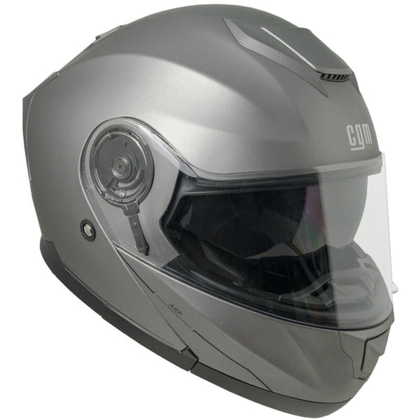 sconto Integralhelm für Scooter CGM Osaka Long Visor 506A Titanium Matt Verschiedene Größen