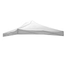 Telo Tetto di Ricambio per Gazebo Pieghevole 2,9x4,3m in Tessuto Oxford 600D Bianco-1