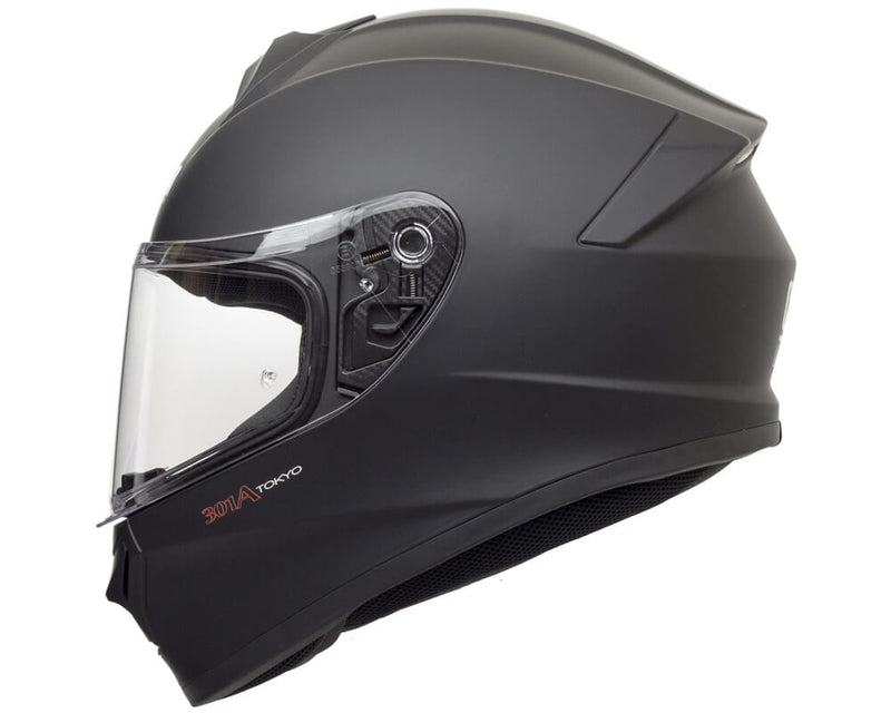 Casco Integrale per Scooter Visiera Lunga CGM Tokyo 301A Nero Opaco Varie Misure-2