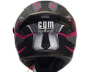 Casco Integrale per Scooter Visiera Lunga CGM Mach 2 316G Fucsia Fluo Opaco Varie Misure-6