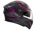 Casco Integrale per Scooter Visiera Lunga CGM Mach 2 316G Fucsia Fluo Opaco Varie Misure-7