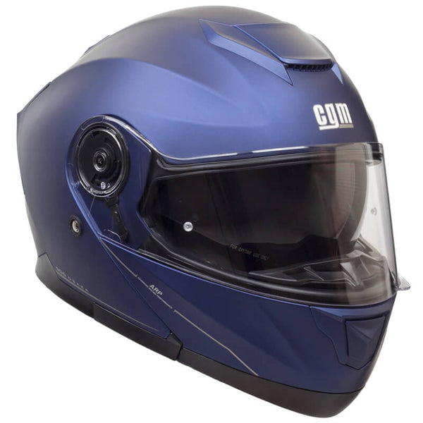 prezzo Integralhelm für Scooter CGM Osaka Long Visor 506A Matt Blau Verschiedene Größen