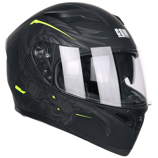 Integralhelm für Scooter CGM Indian 316S Langes Visier Matt Fluo Gelb Verschiedene Größen prezzo