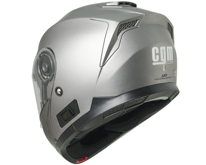 Casco Integrale per Scooter Visiera Lunga CGM Osaka 506A Titanium Opaco Varie Misure-2