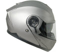 Casco Integrale per Scooter Visiera Lunga CGM Osaka 506A Titanium Opaco Varie Misure-3