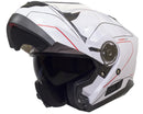 Casco Integrale per Scooter Visiera Lunga CGM Kyoto 506G Bianco Varie Misure-2