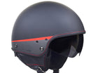 Casco Demi-Jet per Scooter CGM Granada 105G Nero Opaco Varie Misure-4