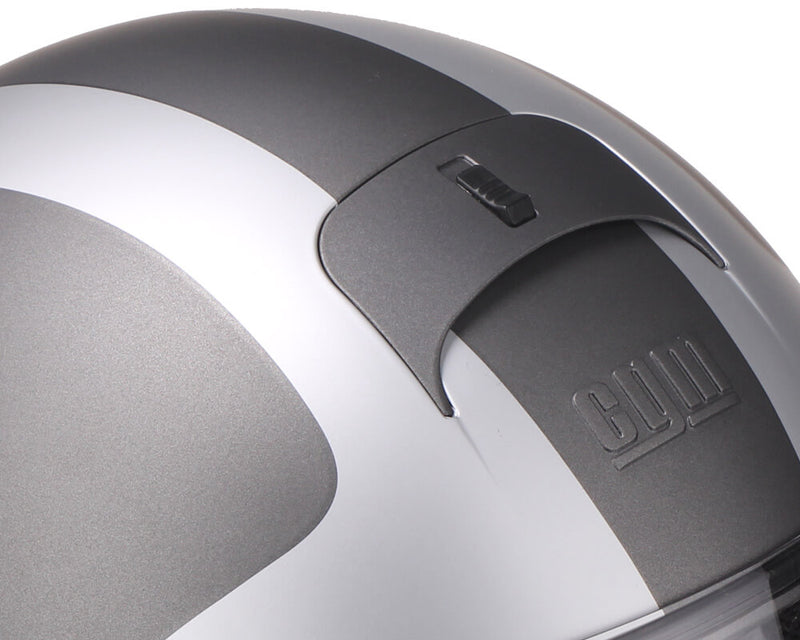 Casco Demi-Jet per Scooter Visiera Sagomata CGM Positano 107V Titanium Opaco Varie Misure-2