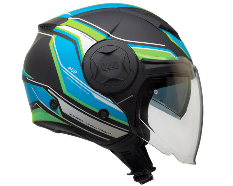 Casco Jet per Scooter Visiera Lunga CGM Chicago 129G Nero Opaco Varie Misure-2