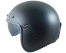 Casco Jet per Scooter CGM Porto Mono 177A Nero Opaco Varie Misure-2