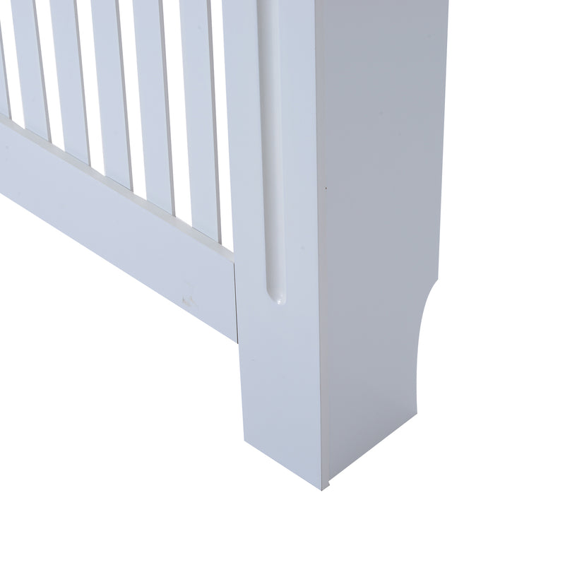 Copritermosifone in Legno MDF Bianco 172x19x81 cm -10