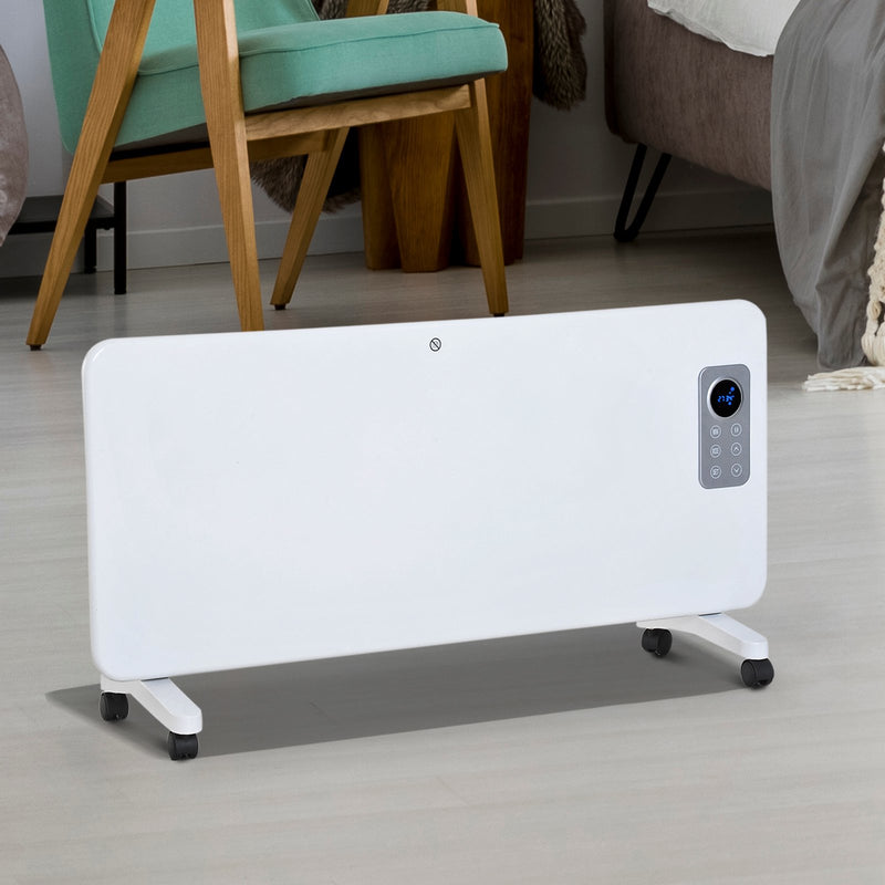 Termoconvettore Elettrico da Parete o Free Standing 2000W Bianco -2