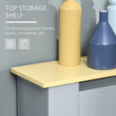 Copritermosifone 78x19x83 cm in MDF e Legno Truciolare Grigio-6