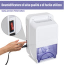 Deumidificatore Elettrico Portatile Serbatoio 1300ml 48W -7