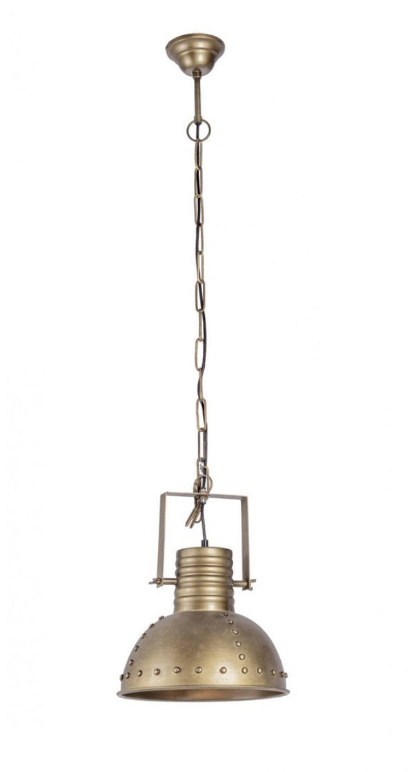 Arlington Chandelier 1 Light Ø31x168 cm E27 in Holz und vermessingtem Stahl acquista