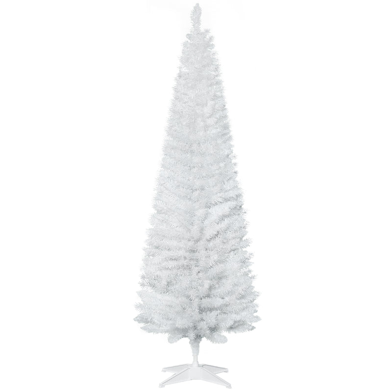 Albero di Natale Artificiale 180 cm 390 Rami Bianco-1